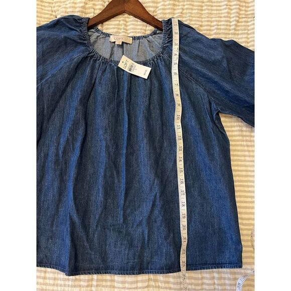 LOFT DENIM TOP - Picture 9 of 11
